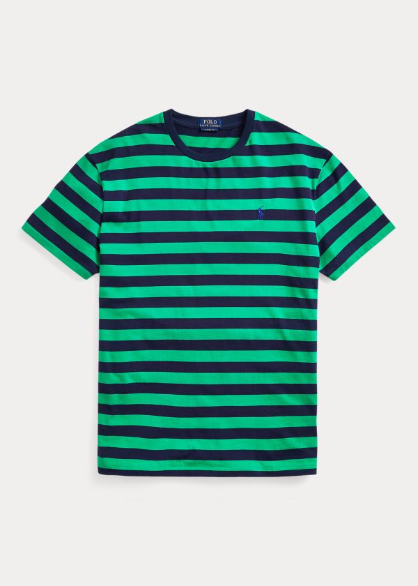 T Shirt Polo Ralph Lauren Classic Striped Jersey Homem 74652-USLR